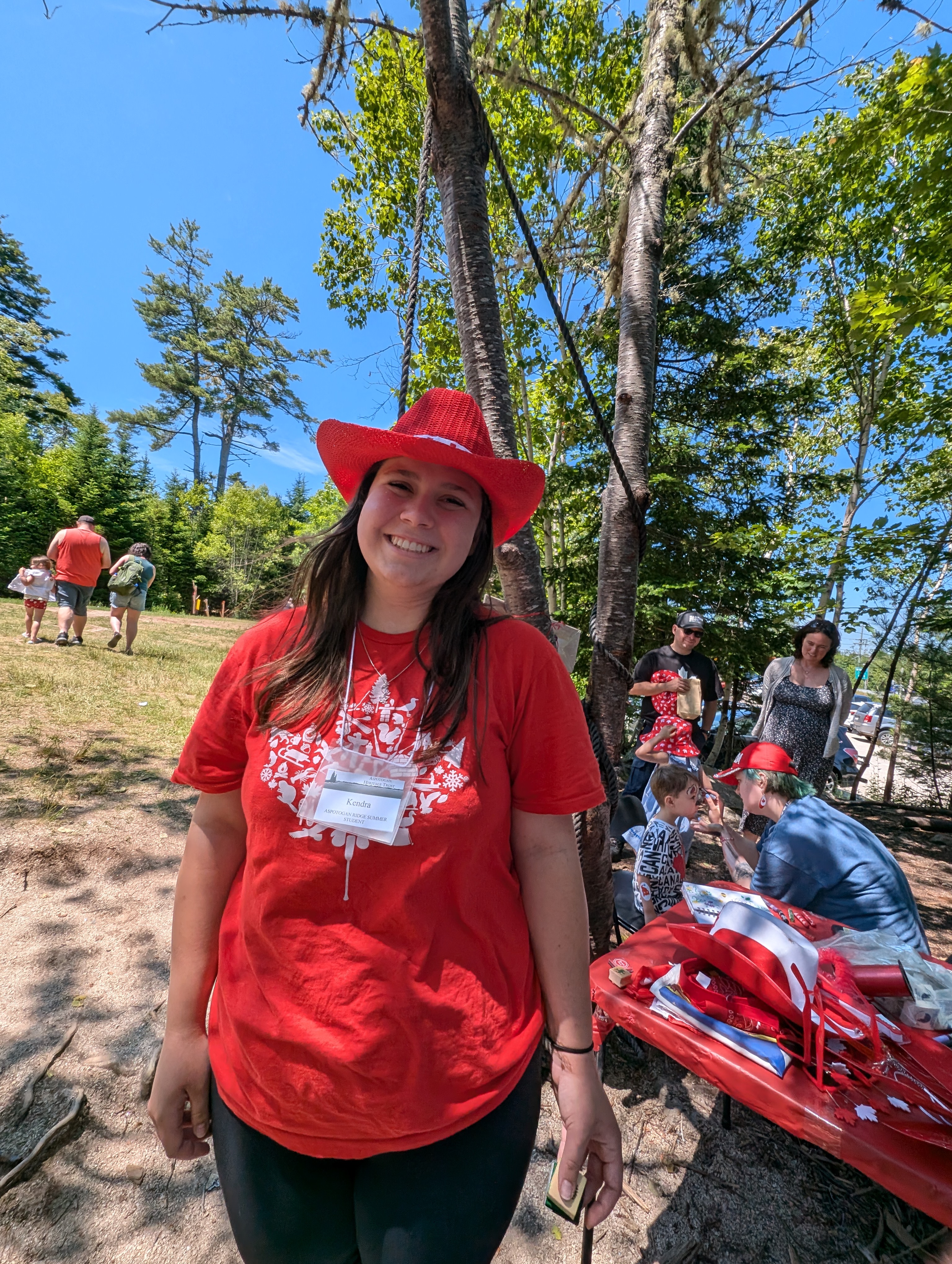 Photo booth section Canada day 2025